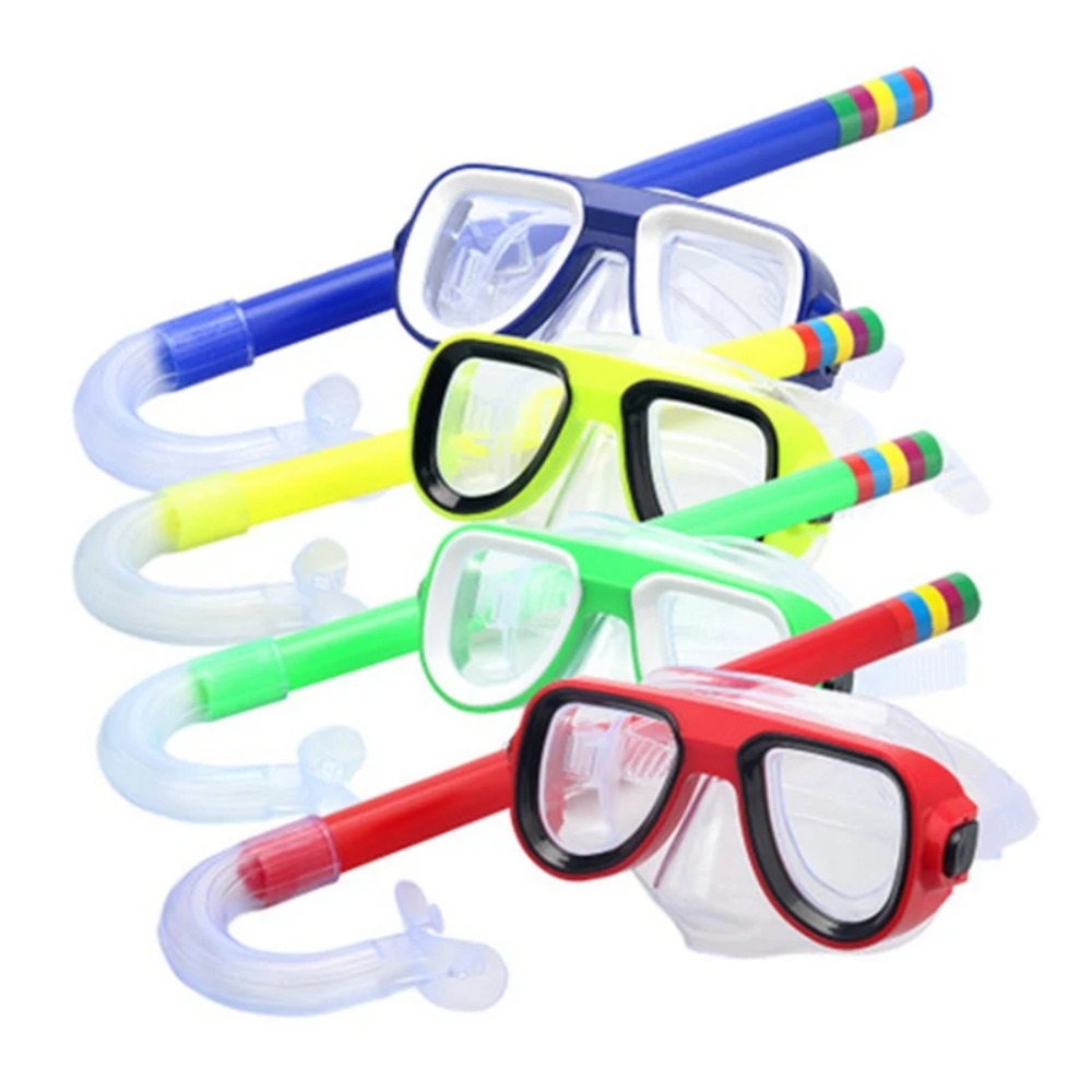 Snorkel Dry Top - Set Snorkel per Bambini, Maschera Subacquea