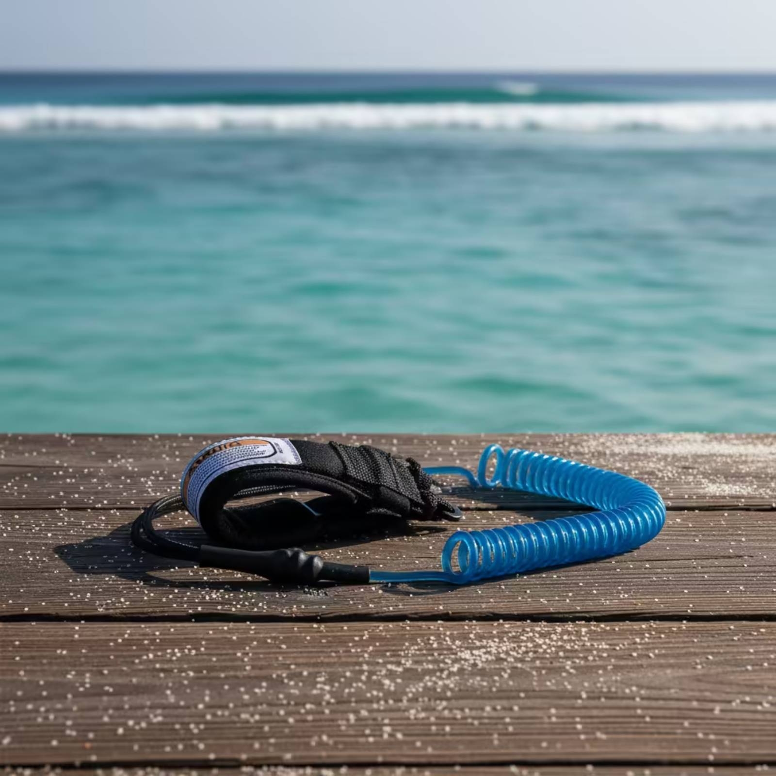 Surfboard Leash Ankle - Guinzaglio a spirale flessibile per tavola
