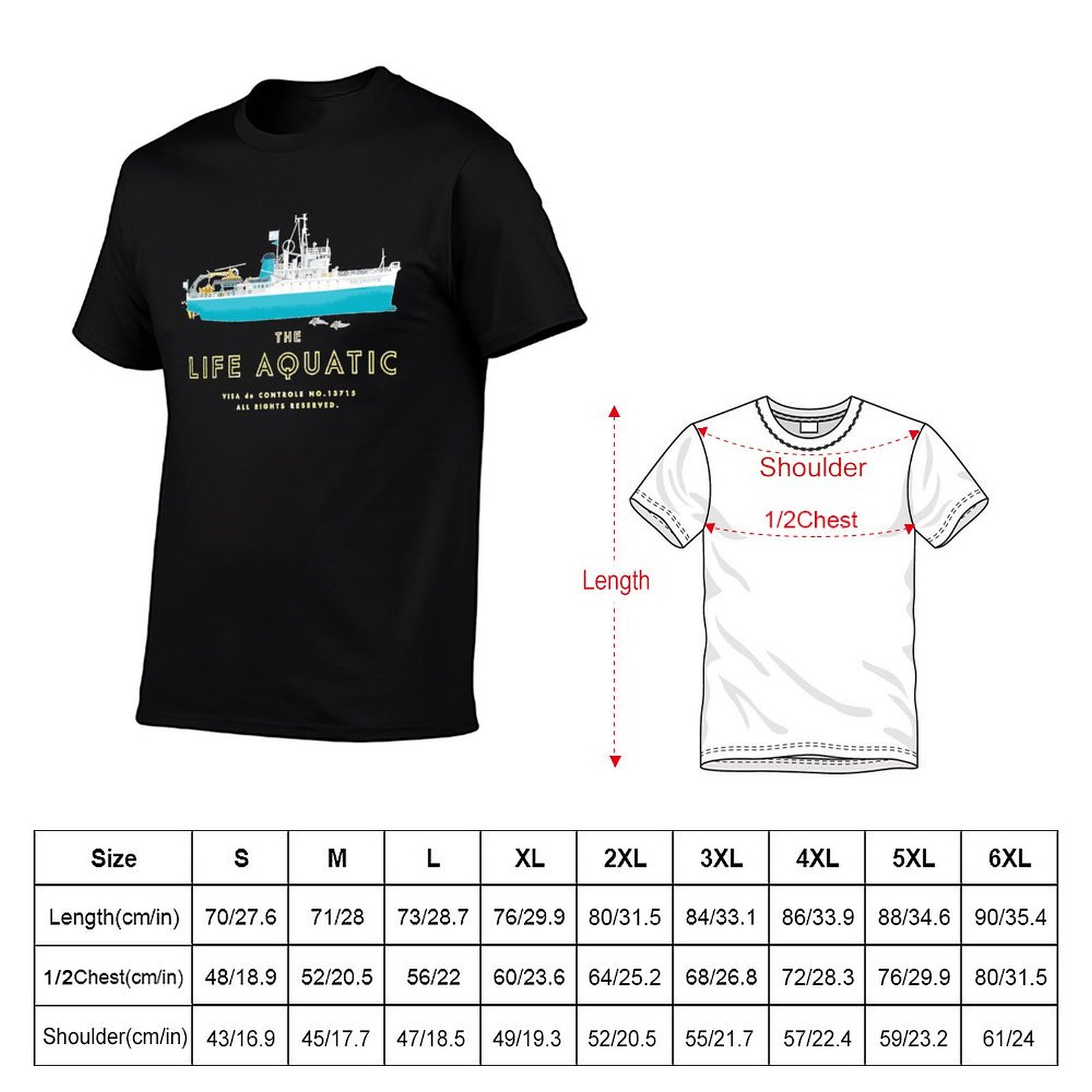 T-shirt The Life Aquatic With  - Aquatic Sports Activities recensione e prezzo