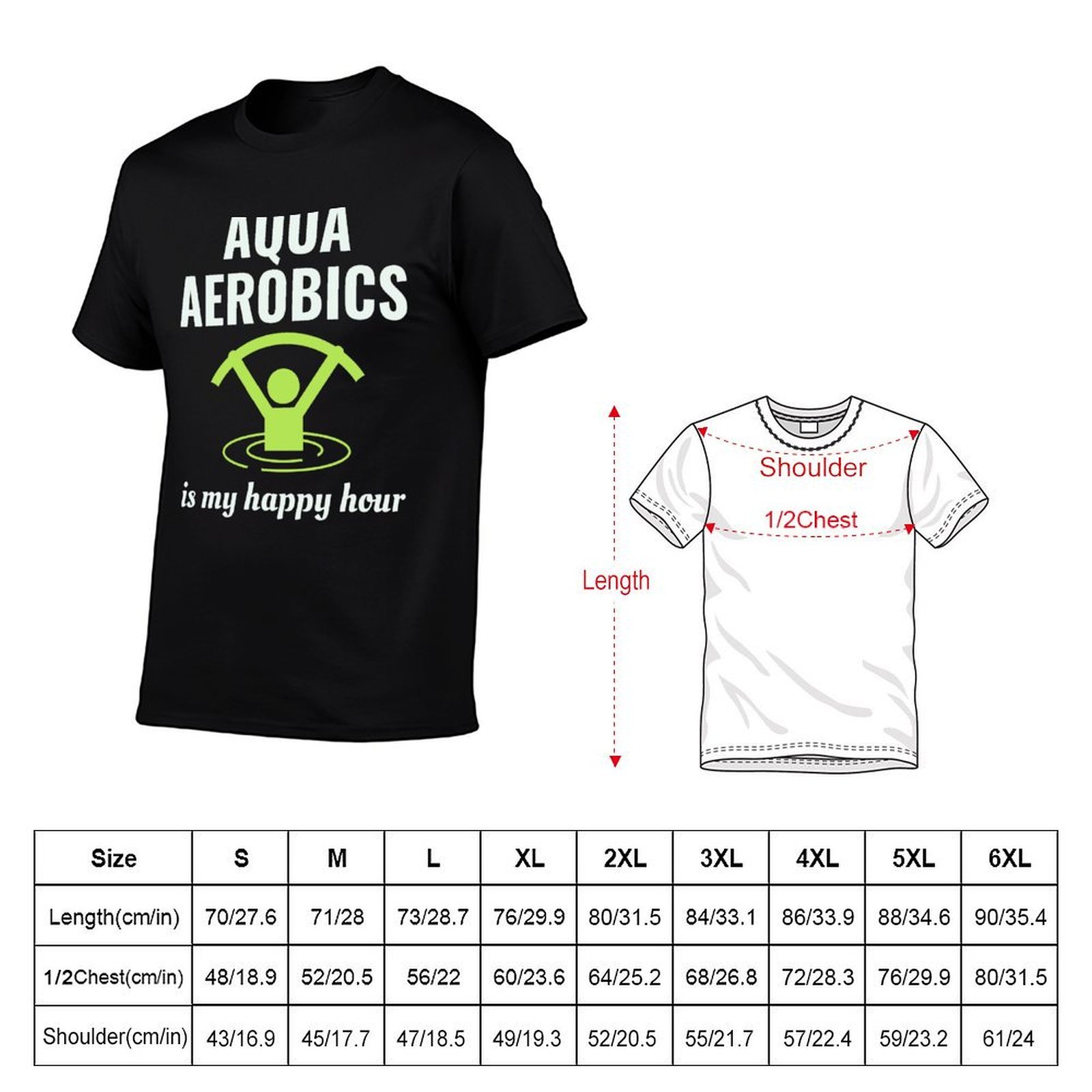 T-shirt per acquagymnastica, f - Aquatic Aerobics recensione e prezzo