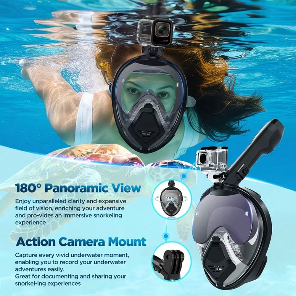 Maschera Subacquea Integrale D - Snorkel Dry Top recensione e prezzo