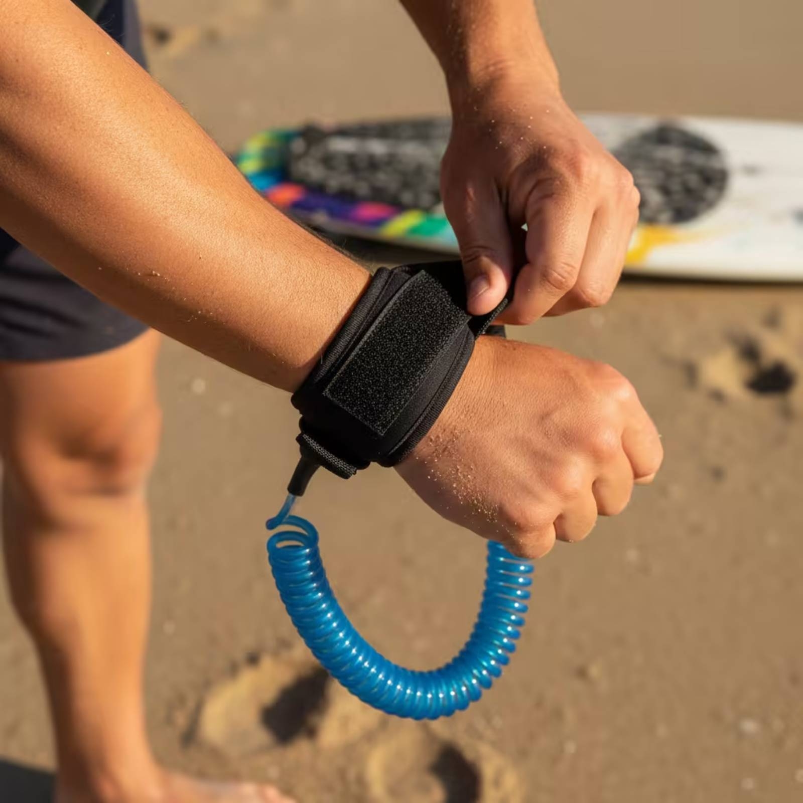 Guinzaglio a spirale flessibil - Surfboard Leash Ankle recensione e prezzo